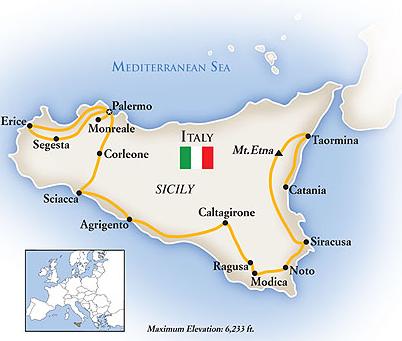 Вариант маршрута по Сицилии на 10 дней - Туристические маршруты по Сицилии - карта и описания. Путеводитель по Сицилии, главные достопримечательности Сицилии. Что посмотреть на Сицилии за неделю, Сицилия за неделю, Сицилия за две недели, сицилия за 5 дней, Сицилия за 8 дней, Сицилия за 10 дней, Сицилия, Сицилия Италия, Путеводитель по Италии