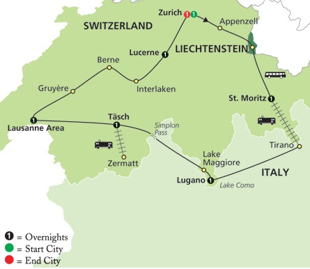 switzerland italian lakes italy tour package