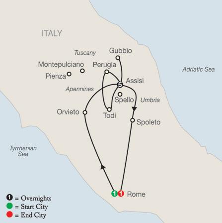 umbria tour package