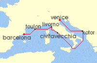 venice italy cruise coast adriatic around cruises dalmatian greek barcelona islands turkey