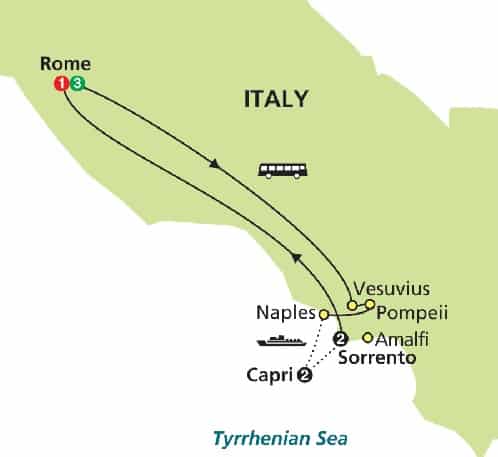 10-Day Rome, Capri, Sorrento Vacation