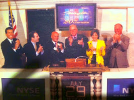 Justin Del Sesto New York Stock Exchange Closing Bell Ceremony