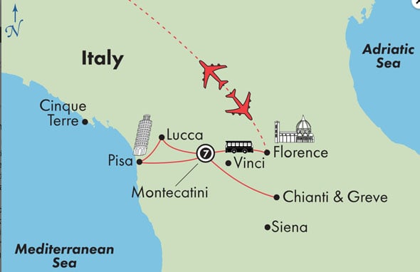 9 day italy tour package