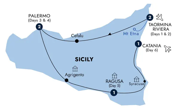 8 day Sicily tour package