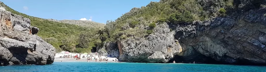 campania secluded beach