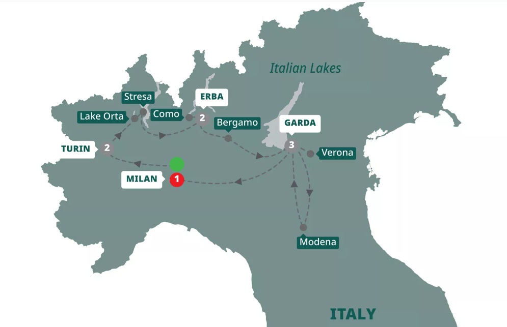 northern italy tour italian lakes lake garda lake maggiore turin milan