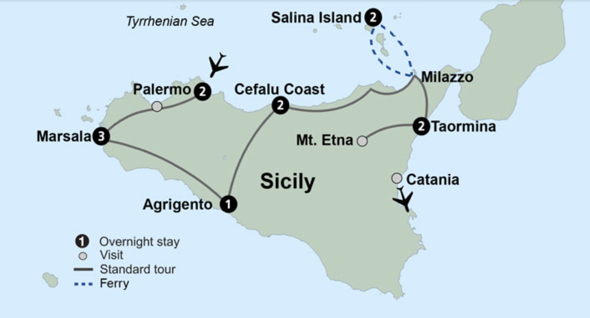 sicily tour 2026 2027 palermo agrigento cefalu aeolian island taormina
